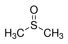 Dimethyl sulfoxide Structure